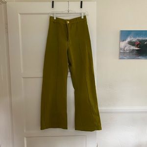 Big Bud Press High-Rise, Wide-Leg Flare Pants - sz. Small